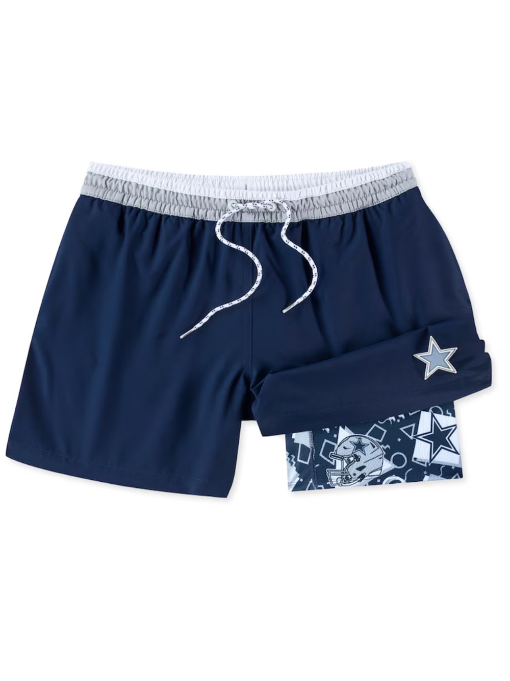 New Chubbies Dallas Cowboys Line Swim Trunks Shorts 5.5” XXXL